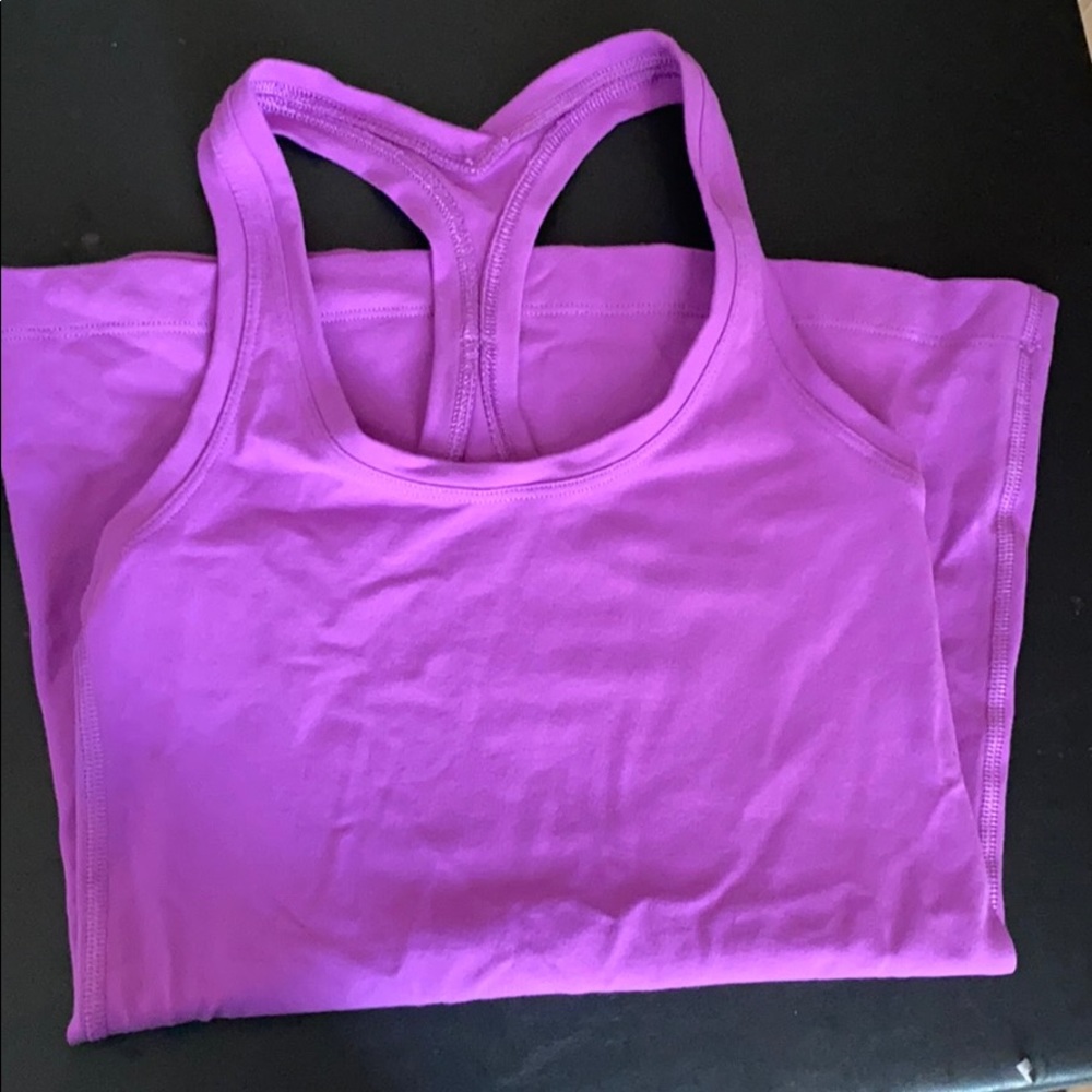 Lululemon violet purple tank size 4